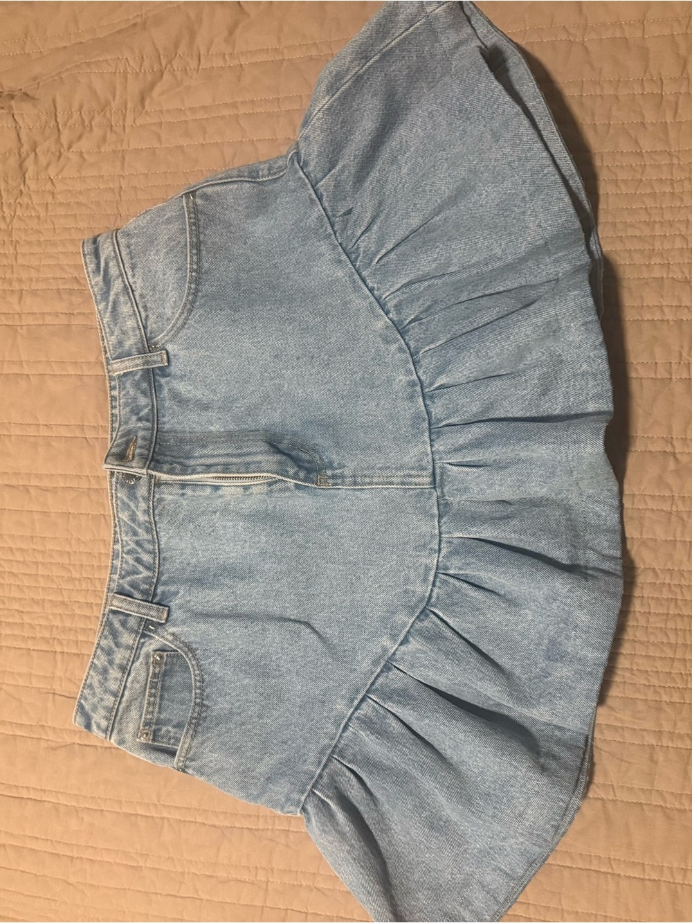 Retrofete Angelique Denim Skirt in Bleeker